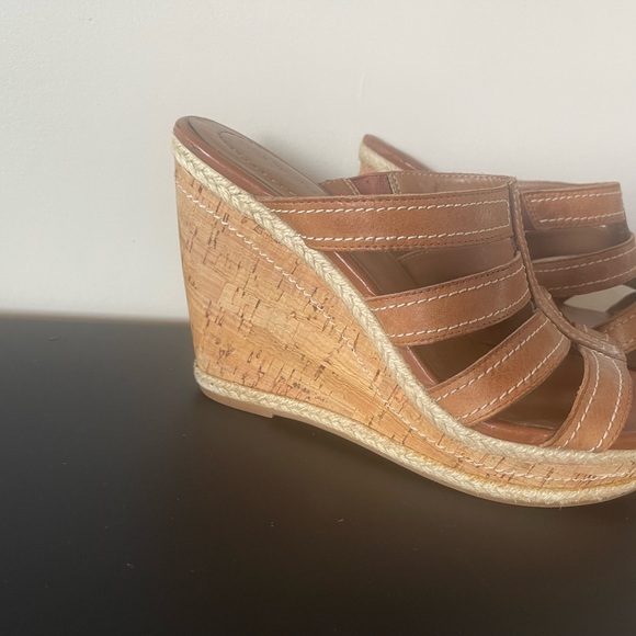 Hush puppies brown strappy wedges - Picture 9 of 10
